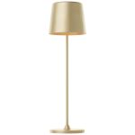 Brilliant Bordslampa Kaami Metall Plast Guld 2W 310lm - 830 Varm Vit | 100mm - IP44 - Utomhus - Dimbar 