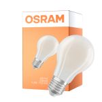 Osram Classic LED E27 Päron Filament Matt 7.2W 1521lm Ultra Efficiency - 840 Kallvit | Ersättare 100W