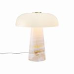 DFTP by Nordlux Bordslampa Glossy Marmor och Glas Rosa | 220mm - Passande för 1x E14