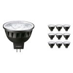 Flerpack 10x Philips Master LED Spot GU5.3 MR16 6.7W 430lm 10D - 930 Varm Vit | Bästa färgåtergivning - Dimbar - Ersättare 35W