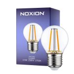 Noxion Lucent LED E27 Boll Filament Klar 2.5W 250lm - 827 Extra Varm Vit | Dimbar - Ersättare 25W