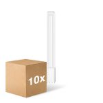Flerpack 10x Ledvance Dulux-L LED 12W - 840 Kallvit | 4-Stift - Ersättare 24W