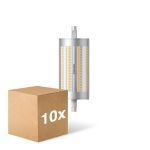 Flerpack 10x Philips Corepro LED Lineair R7s 118mm 17.5W 2460lm - 840 Kallvit | Dimbar - Ersättare 150W