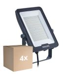 Flerpack 4x Philips LED Strålkastare Ledinaire BVP169 100W 12000lm 110D - 830-840-865 CCT | IP65 - Symmetrisk