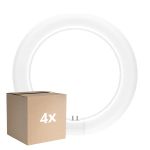 Flerpack 4x Ledvance LED Rör T9 Value Cirkulär (EM/Mains) 11W 1320lm - 840 Kallvit | Ersättare 22W