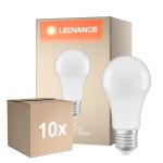 Flerpack 10x Ledvance Classic LED E27 Päron Matt 13W 1521lm - 840 Kallvit | Ersättare 100W