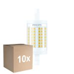 Flerpack 10x Philips LED Linear R7s CorePro 78mm 11.5W 1521lm - 830 Varm Vit |Ersättare 100W
