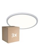 Flerpack 3x Nordlux LED Taklampa Oja 29 Vit 15W 1700lm - 830-840 CCT | IP20
