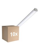 Flerpack 10x Philips LED Allmänbruksarmatur Vattentät WT060C 28W 3400lm - 840 Kallvit | 150cm - 1x Kabelgenomföring