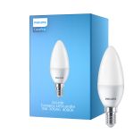 Philips Corepro LED Kronljus E14 Matt 5W 470lm - 840 Kallvit | Ersättare 40W