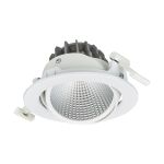 Philips LED Spot Greenspace Accent Cardanic Aluminium Vit 31W 3900lm 36D - 930 Varm Vit | 163mm - IP20 - Bästa Färgåtergivning - Dali Dimbar
