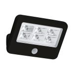 Eglo Vägglampa Gavello Svart 840 Kallvit | IP54 - Rörelsesensor