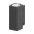 Ledvance Vägglampa Urban Vario Aluminium Grå Up & Down 27W 2700lm - 830-840 CCT | IP65 - Dali Dimbar