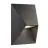 Nordlux Pontio Vägglampa Aluminium Svart | IP54 - Passande För 1x GU10