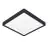 Eglo Taklampa Fueva 6 Plast Svart 13W 2100lm - 827-840-865 CCT