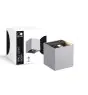 D'Lite Vägglampa Nova Silver Up & Down 4.9W 480lm - 830 Varm Vit | IP54 - Justerbar strålvinkel