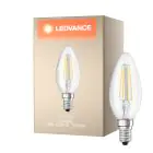 Ledvance Classic LED E14 Kronljus Filament Klar 4W 470lm - 827 Extra Varm Vit | Ersättare 40W