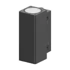 Ledvance Vägglampa Urban Vario Aluminium Svart Up & Down 27W 2700lm - 830-840 CCT | IP65 - Dali Dimbar