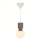 Nordlux Sadie Pendellampa Composite Brun | Passande för 1x E14