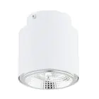 Emibig Taklampa Nano Stål Vit | Passande för 1x GU10 (AR111) - Max 12W
