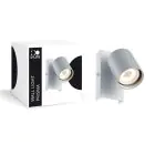 D'Lite Vägglampa Prisma Metall Silver | IP20 - Passande för 1x GU10