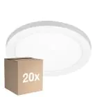 Flerpack 20x Noxion LED Downlight Ecowhite Vit 18W 1530lm 110D - 830 840 860 Justerbar Vit | 217mm - Utskärning   55-175mm - Dimbar