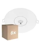 Flerpack 6x Noxion LED Emergency Spot White 3W 240lm - 850K Cool White | Emergency 3H - Autotest - 140mm