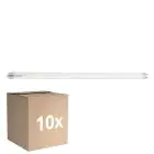 Flerpack 10x Sylvania ToLEDo Superia LED Rör T8 (EM/Mains) Ultra Efficiency 22.2W 4100lm - 840 Kallvit | 150cm - Ersättare 58W