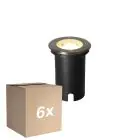 Flerpack 6x Nordlux Andor Markspotlights Metall Runda | Passande för 1x GU10