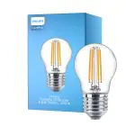 Philips Corepro LED Lustre E27 boll Filament Klar 6.5W 806lm - 827 Extra Varm Vit | Ersättare 60W