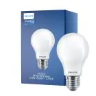 Philips MASTER Value LED Lampa E27 Päron Matt 5.9W 806lm - 927 Extra Varm Vit | Bästa färgåtergivning - Dimbar - Ersättare 60W